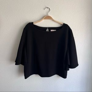 Anthropologie Cropped Cape Shirt